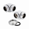 CORSAIR HYDRO X FITTING HARD XF 90° ANGLED CHROME 2-PACK (14MM OD COMPRESSION)