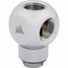 CORSAIR HYDRO X FITTING ADAPTER XF Y-SPLITTER ROTARY CHROME