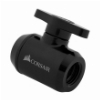 CORSAIR HYDRO X FITTING ADAPTER XF(SHUT-OFF BALL VALVE BLACK