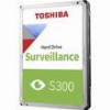 HDD TOSHIBA HDWT840UZSVA S300 SURVEILLANCE 3,5'' 4TB GREEN SATA3 256MB