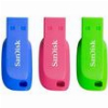 SANDISK CRUZER BLADE 16GB USB 2.0 FLASH DRIVE 3-PACK