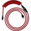 ΚΑΛΩΔΙΟ ΠΛΗΚΤΡΟΛΟΓΙΟΥ HYPERX USB-C COILED CABLE RED-BLACK (6J677AA)