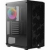CASE AEROCOOL HIVE FRGB G-BK-V3 MIDI TOWER TEMPERED GLASS BLACK