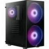 CASE AEROCOOL PYTHON MIDI TOWER TEMPERED GLASS BLACK