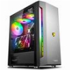 ARMAGGEDDON ATX GAMING PC CASE WITH RGB LIGHT TESSARAXX CORE 11 BLACK CORE11B
