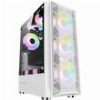 ARMAGGEDDON GAMING PC CASE DUAL CHAMBER WITH 3 ARGB FANS TRITRON 2 WHITE TRITRON2-W