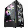 ARMAGGEDDON GAMING PC CASE DUAL CHAMBER WITH 3 ARGB FANS TRITRON 3 BLACK TRITRON3-B