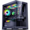 ARMAGGEDDON GAMING PC CASE MATX AQUARON BLACK AQUARONB