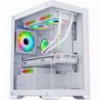 ARMAGGEDDON GAMING PC CASE MATX AQUARON WHITE AQUARONW
