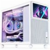 ARMAGGEDDON GAMING PC CASE MATX TESSARAXX COREVISION WHITE COREVISIONW