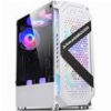 ARMAGGEDDON GAMING PC CASE WITH 4 ARGB FANS TRITRON PRO 200 WHITE TRITRON200PRO-W