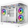 ARMAGGEDDON MICRO ATX STEEL PC CASE AQUARON X-CURVE 285 FULLY WHITE AQUARON-XC285W