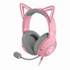 RAZER KRAKEN KITTY V2 - QUARTZ - RGB - USB 7.1 GAMING HEADSET - KITTY EARS - PC / PS5 / SWITCH