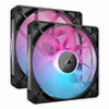 CORSAIR CO-9051020-WW RX140 ICUE LINK RGB FAN STARTER KIT 2 X 140MM BLACK WITH ICUE LINK SYSTEM HUB