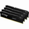 RAM KINGSTON FURY BEAST BLACK 64GB (4X16GB) DDR5 5200MT/S CL40 INTEL XMP QUAD KIT KF552C40BBK4-64