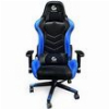 GEMBIRD GAMING CHAIR LEATHER BLACK/BLUE GC-01-BLUE