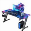LAMTECH RGB GAMING DESK WITH CUP HOLDER & HEADPHONE HOOK LAM980343