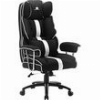 WHITE SHARK EXTRA SOFT GAMING CHAIR BLACK-WHITE LE MANS LEMANS-BW