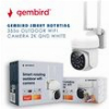 GEMBIRD SMART ROTATING 355O OUTDOOR WIFI CAMERA 2K QHD WHITE TSL-ODCAM-WRHD-01