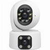 SRIHOME SH049 WIRELESS DUAL LENS IP CAMERA 1080P + 1080P COLOR NIGHT VISION