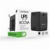LAMTECH UPS WITH AVR 800V,CPU 12V9AH 2 SCHUKO SOCKET LAM041300