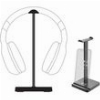ARMAGGEDDON GAMING HEADPHONE STAND BLACK HPX-100B