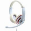 GEMBIRD JACK STEREO HEADSET WHITE WITH RED RING MHS-03-WTRD