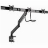 GEMBIRD DESK MOUNTED ADJUSTABLE MONITOR ARM FOR 3 MONITORS BLACK