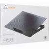 SBOX COOLING PAD 2XUSB PORTS FOR 17.3' LAPTOP CP-28 BLACK CP-28