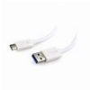 CABLEXPERT CCP-USB3-AMCM-W-0.5M USB 3.0 AM TO TYPE-C CABLE (AM/CM) 0.5M WHITE