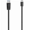 HAMA 200650 CABLE USB-C PLUG-USB-A PLUG USB 3.2 GEN 1 0.25 M BLACK
