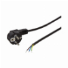 LOGILINK CP135 POWER CORD SCHUKO PLUG 90° (CEE 7/7) TO OPEN WIRE WITH CRIMP BARRE 1.5M BLACK