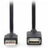 NEDIS CCGL60010BK20 USB 2.0 CABLE USB-A MALE - USB-A FEMALE 2.00M BLACK