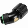 BITSPOWER CONNECTOR 45 DEGREE 1/4 INCH TO 16/10MM ROTATING MATT BLACK