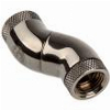 BITSPOWER EXTENSION WINKEL G1/4 INCH 3X ROTATING - BLACK SPARKLE
