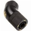 BITSPOWER G1/4'' CARBON BLACK DUAL ROTARY 45-DEGREE COMPRESSION FITTING FOR ID 8MM OD 11MM TUBE