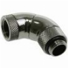 BITSPOWER ROTARY 1/4 INCH TO IG 1/4 INCH SHINY BLACK, 3X ROTATABLE