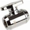 BITSPOWER SHUTOFF VALVE 1/4 INCH SILVER HANDLE - SILVER SHINING