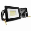 GEYER ΠΡΟΒΟΛΕΑΣ LED ECONOMY 50W 6500K 4500LM IP65 ΜΑΥΡΟΣ