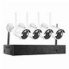 LOOSAFE NVR KIT H.265 + 4 WIFI 1080P CAMERAS