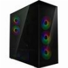 ARCTIC XTENDER (BLACK) BLACK WINDOW WITH GPU VERTICAL MOUNT - MID TOWER CASE W. A-RGB FANS