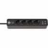 BRENNENSTUHL ΠΟΛΥΠΡΙΖΟ 4 ΘΕΣΕΩΝ ΜΕ USB ΚΑΙ ΔΙΑΚΟΠΤΗ 1153240006 150126