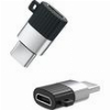 XO NB149-A ΑΝΤΑΠΤΟΡΑΣ HIGH-SPEED MICRO USB ΘΗΛ. - USB TYPE-C ΑΡΣ. ΣΕ ΜΑΥΡΟ/ΑΣΗΜΙ ΧΡΩΜΑ