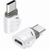 XO NB256G ΑΝΤΑΠΤΟΡΑΣ USB HIGH-SPEED TYPE-C ΑΡΣ. ΘΗΛ. - MICRO USB ΘΗΛ. ΣΕ ΛΕΥΚΟ ΧΡΩΜΑ