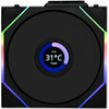 LIAN LI UNIFAN TL-LCD WIRELESS REVERSE 120 BLACK (1PC) CASE FAN