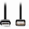 NEDIS CCGL60010BK10 USB 2.0 CABLE USB-A MALE - USB-A FEMALE 1.00M BLACK