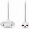 NEDIS CEGL11040WT20 POWER CABLE EURO MALE - IEC-320-C7 2.00M WHITE