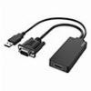 HAMA 200342 VIDEO ADAPTER VGA+USB PLUG - HDMI SOCKET FULL HD 1080P