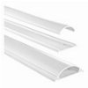 HAMA 220984 CABLE DUCT, SELF-ADHESIVE, SEMICIRCULAR, 100 X 7 X 2.1 CM, PVC, WHITE
