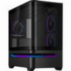 ASUS PRIME AP202 ARGB MATX CASE + 3 ARGB FANS - BLACK